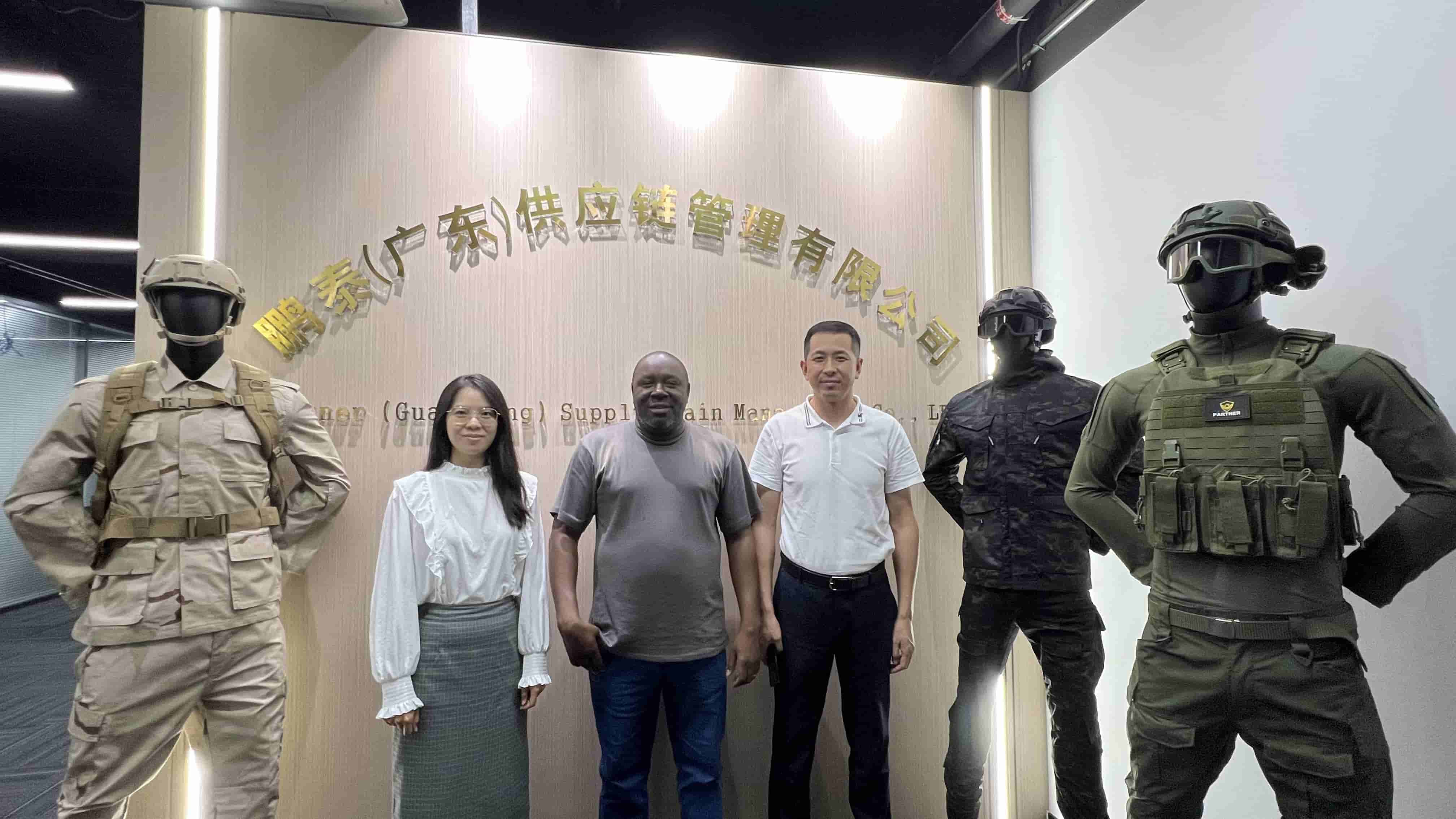 Customer from Malawi Visit Partner SCM Co., Ltd. to Purchase Tactical Vests